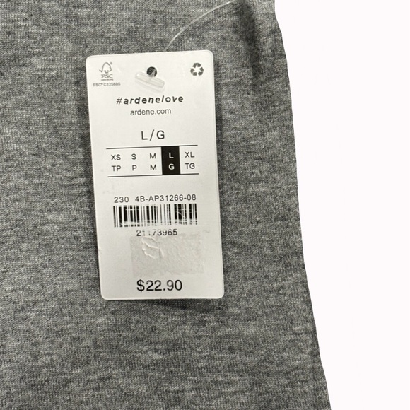 Ardene Grey Off-Shoulder Top - Picture 2 of 2